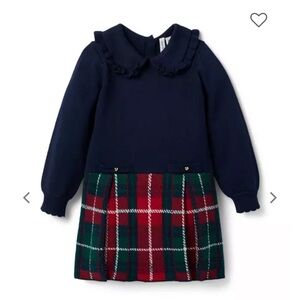 Janie and Jack The Tartan Sweater Dress Size 5